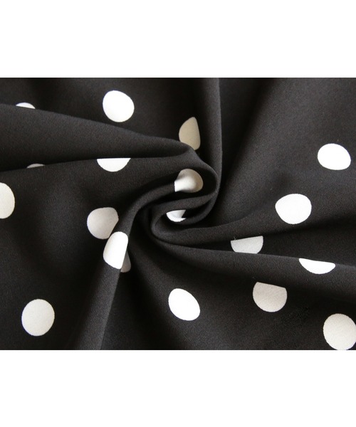 洗える ｜ スタンドカラータック&ギャザーフリルブラウス ｜ 半袖 スタンドカラー トップス 体型カバー フリル ボリューム袖 オフィスカジュアル 通勤服 華やか ブラウス（シャツ/ブラウス）｜RUIRUE BOUTIQUE（ルイルエブティック）