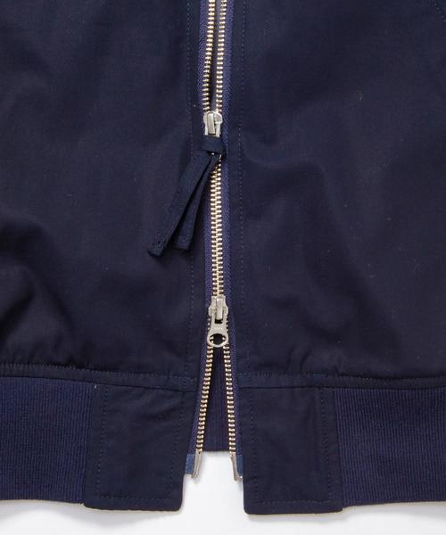 BEAUTY&YOUTH UNITED ARROWS(ビューティーアンドユースユナイテッドアローズ)の「BY ∴ 80/2 ギャバ MA-1(lksm)◆(ミリタリージャケット・メンズ・ナチュラル/ネイビー・SMALL/LARGE/X-LARGE/MEDIUM)」の5枚目の写真