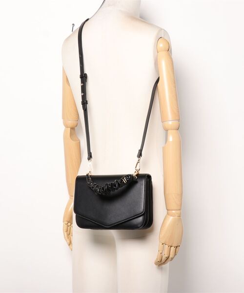 N.（N. Natural Beauty Basic）（エヌエヌナチュラルビューティーベーシック）の「ギャザーハンドルミニショルダーバッグ（ショルダーバッグ・レディース・イエロー/ホワイト/ブラック・ﾌﾘ-）」の8枚目の写真