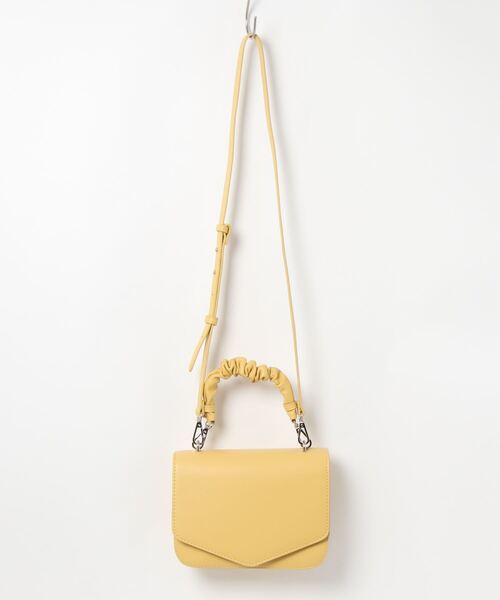 N.（N. Natural Beauty Basic）（エヌエヌナチュラルビューティーベーシック）の「ギャザーハンドルミニショルダーバッグ（ショルダーバッグ・レディース・イエロー/ホワイト/ブラック・ﾌﾘ-）」の19枚目の写真