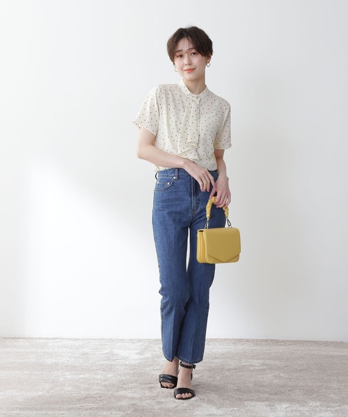 N.（N. Natural Beauty Basic）（エヌエヌナチュラルビューティーベーシック）の「ギャザーハンドルミニショルダーバッグ（ショルダーバッグ・レディース・イエロー/ホワイト/ブラック・ﾌﾘ-）」の22枚目の写真