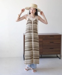 Bab | ミックスジャガードキャミワンピース(ワンピース)