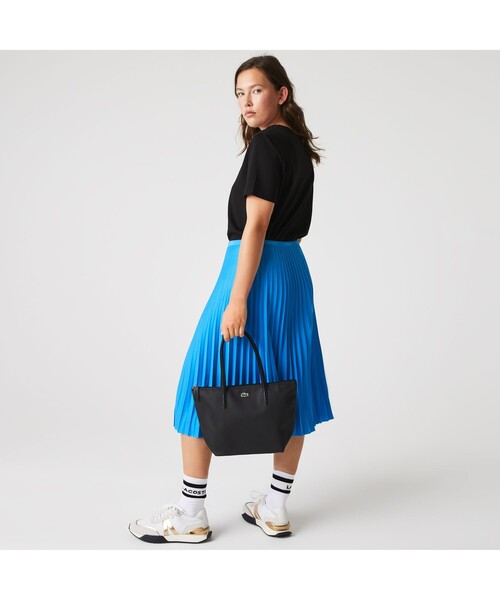 LACOSTE（ラコステ）の「L.12.12 CONCEPT スモールサイズトートバッグ（トートバッグ・レディース・スカイブルー/ブラック/ピンクベージュ/レモンイエロー/ダークネイビー/ライトブルー/ダークグリーン/レッド・FREE）」の13枚目の写真