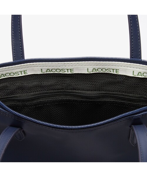 LACOSTE（ラコステ）の「L.12.12 CONCEPT スモールサイズトートバッグ（トートバッグ・レディース・スカイブルー/ブラック/ピンクベージュ/レモンイエロー/ダークネイビー/ライトブルー/ダークグリーン/レッド・FREE）」の16枚目の写真