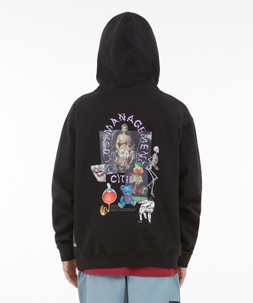 LMCの「【LMC】ZT V3 HOODIE / エルエムシー ZT V3 グラフィック ロゴ フーディー(パーカー・メンズ・チャコールグレー/ブラック/ライトイエロー・MEDIUM/LARGE/X-LARGE/SMALL)」の2枚目の写真
