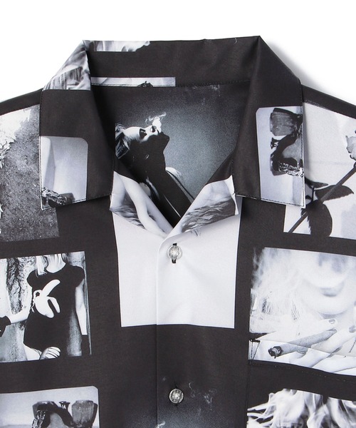 A4A(エーフォーエー)の「A4A/エーフォーエー/PHOTO s/s Shirts/フォトショートスリーブバック(シャツ/ブラウス・レディース・ブラック・MEDIUM/LARGE)」の7枚目の写真