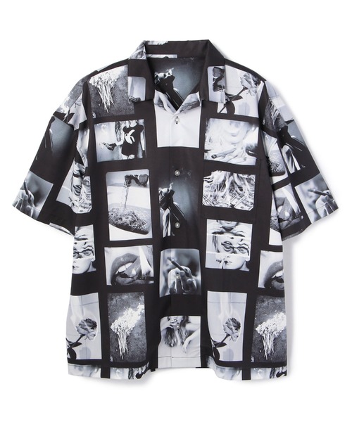 A4A(エーフォーエー)の「A4A/エーフォーエー/PHOTO s/s Shirts/フォトショートスリーブバック(シャツ/ブラウス・レディース・ブラック・MEDIUM/LARGE)」の12枚目の写真