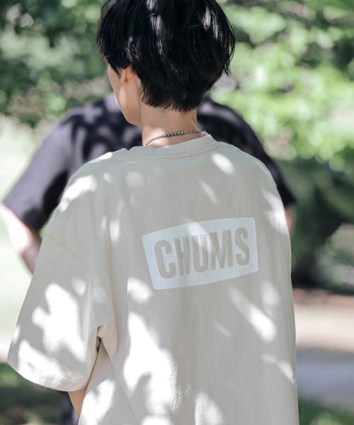 CHUMS(チャムス)の「【CHUMS By JOURNAL STANDARD】別注 BOOBY ロゴプリント Tシャツ(Tシャツ/カットソー・メンズ・ホワイト/クリアブラック/ライトグレー/ブルー系その他・MEDIUM/LARGE/X-LARGE)」の3枚目の写真