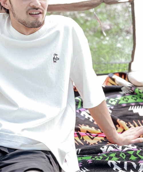 CHUMS(チャムス)の「【CHUMS By JOURNAL STANDARD】別注 BOOBY ロゴプリント Tシャツ(Tシャツ/カットソー・メンズ・ホワイト/クリアブラック/ライトグレー/ブルー系その他・MEDIUM/LARGE/X-LARGE)」の11枚目の写真