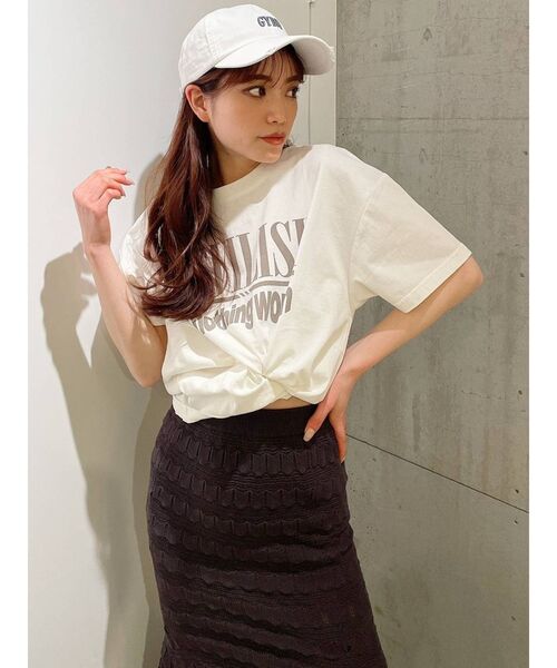 GYDA(ジェイダ)の「DEVILISH BIG Tシャツ(Tシャツ/カットソー・レディース・ブラック/オフホワイト/その他1・FREE)」の10枚目の写真
