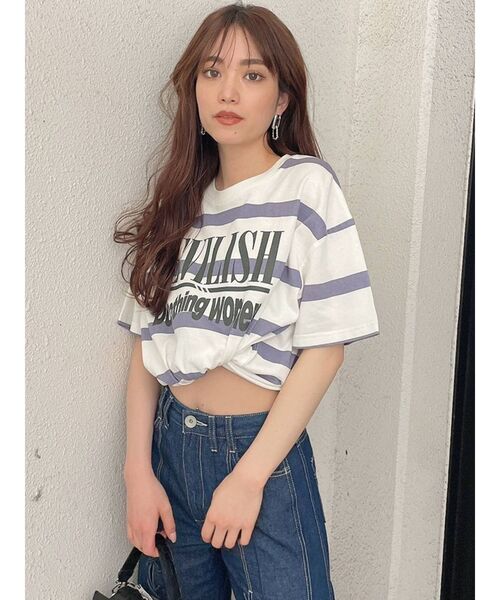 GYDA(ジェイダ)の「DEVILISH BIG Tシャツ(Tシャツ/カットソー・レディース・ブラック/オフホワイト/その他1・FREE)」の9枚目の写真