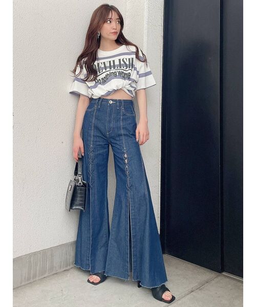 GYDA(ジェイダ)の「DEVILISH BIG Tシャツ(Tシャツ/カットソー・レディース・ブラック/オフホワイト/その他1・FREE)」の16枚目の写真