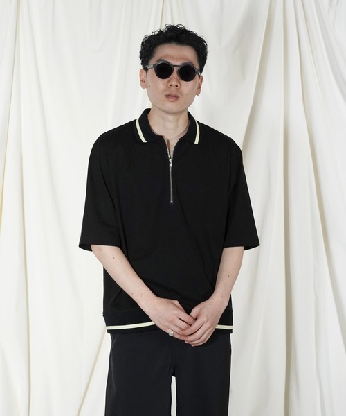 NULABEL（ニューレーベル）の「NULABEL ZIP POLO（ポロシャツ）」 - WEAR