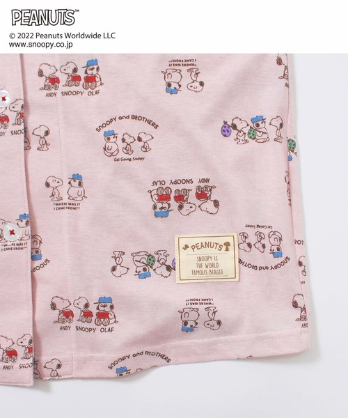 SNOOPY】スヌーピー＆オラフ シャツパジャマセット（ルーム