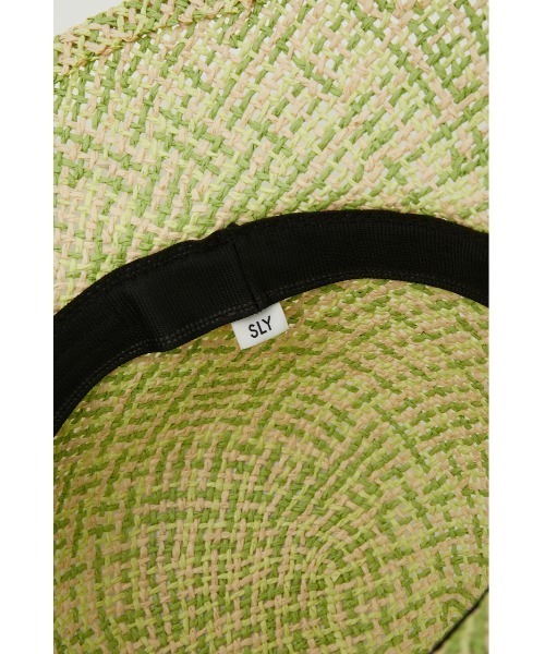SLY（スライ）の「HANDMADE PAPER YARN MIX HAT ハンドメイド ハット（ハット・レディース・マルチ・FREE）」の3枚目の写真