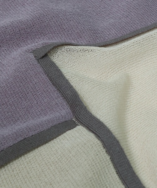 &g'aime(アンジェム)の「【&g’aime】カラーブロックニット(ニット/セーター・レディース・ブラック/アイボリー/チャコール・FREE)」の7枚目の写真