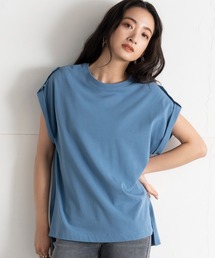 EUCLAID | ロールアップスリーブカットソー(Tシャツ/カットソー)