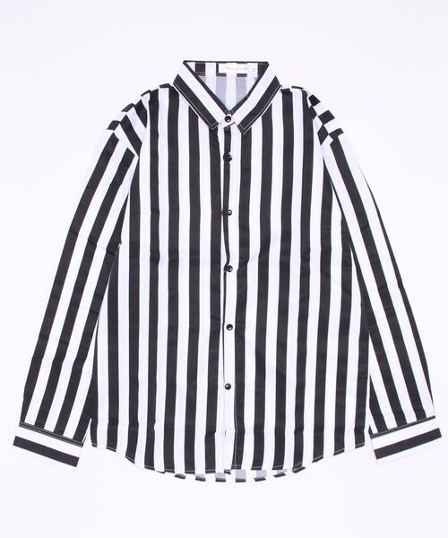 sevens(セブンズ)の「【sevens】ビッグシルエット総柄シャツ(シャツ/ブラウス・メンズ・ホワイト×ブラック・MEDIUM)」の11枚目の写真