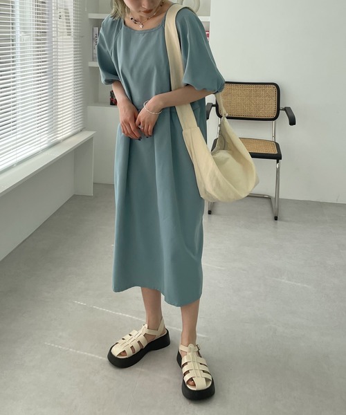 Haley Pesca パフスリーブ ボリュームワンピース ロング ワンピース Haley Pesca ヘーリーペスカ のファッション通販 Zozotown