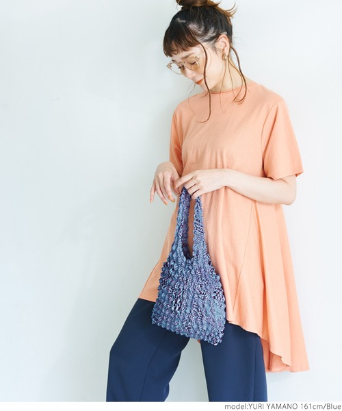 coca（coca）（コカ）の「変形チェックバッグ（トートバッグ・レディース・ホワイト/ブルー・ONE SIZE）」の12枚目の写真