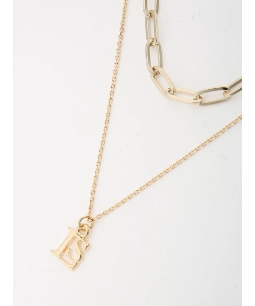 LIPSERVICE(リップサービス)の「LSプレート2wayネックレス(ネックレス・レディース・ゴールド/シルバー・FREE)」の3枚目の写真