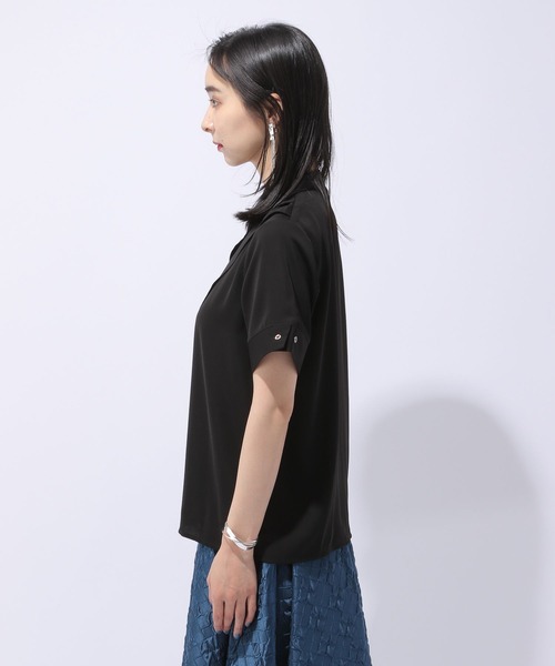 HARE（ハレ）の「フロントデザインシャツ(HARE)（シャツ/ブラウス・レディース・オフホワイト/ブラック・FREE）」の6枚目の写真