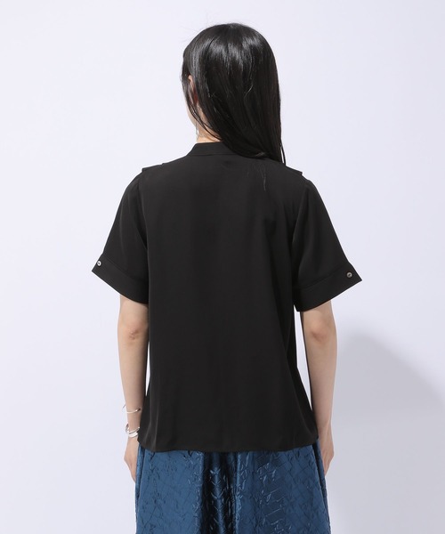 HARE（ハレ）の「フロントデザインシャツ(HARE)（シャツ/ブラウス・レディース・オフホワイト/ブラック・FREE）」の7枚目の写真