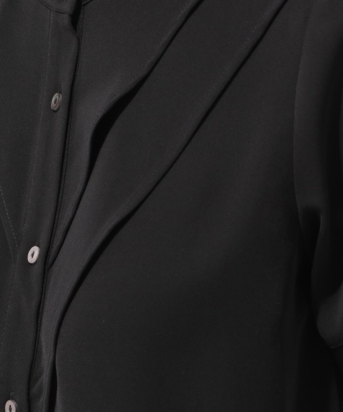 HARE（ハレ）の「フロントデザインシャツ(HARE)（シャツ/ブラウス・レディース・オフホワイト/ブラック・FREE）」の13枚目の写真