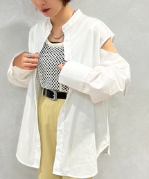 肩開きシャツ【ZOZOTOWN限定アイテム】