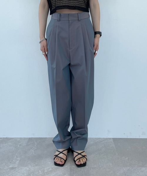 PAGEBOY（ページボーイ）の「CORE / シャイニーコクーンスラックス（スラックス・レディース・グレー系その他/ブルー系その他・SMALL/MEDIUM）」の7枚目の写真