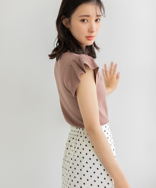fifth(フィフス)の「【スタッフレコメンド】イレギュラーネックプルオーバー(ニット/セーター・レディース・ホワイト/モカ/ブラック/グリーン/ブルー系その他/ピンク・M)」の17枚目の写真