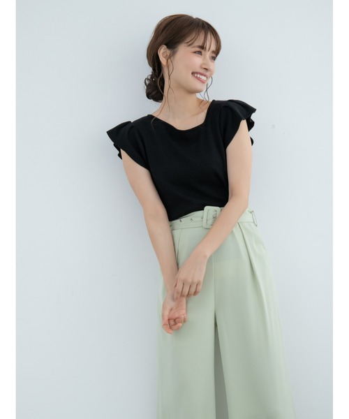 fifth(フィフス)の「【スタッフレコメンド】イレギュラーネックプルオーバー(ニット/セーター・レディース・ホワイト/モカ/ブラック/グリーン/ブルー系その他/ピンク・M)」の10枚目の写真