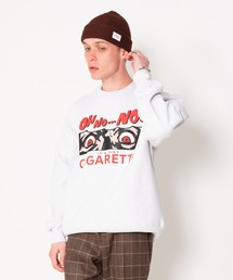 BEDWIN & THE HEARTBREAKERS(xhEB Ah U n[guCJ[Y)L/S C-NECK SWEAT "WYLIE"(XEFbg)