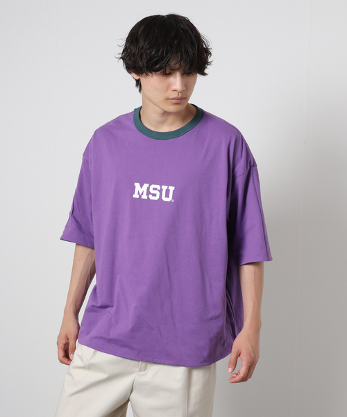 JOURNAL STANDARD(ジャーナルスタンダード)の「【DISCUS×JOURNAL STANDARD / ディスカス】別注 カレッジ リバーシブル Tシャツ(Tシャツ/カットソー・メンズ・コバルトブルー/ネイビー/グリーン/ブラック系その他・LARGE/MEDIUM)」の10枚目の写真