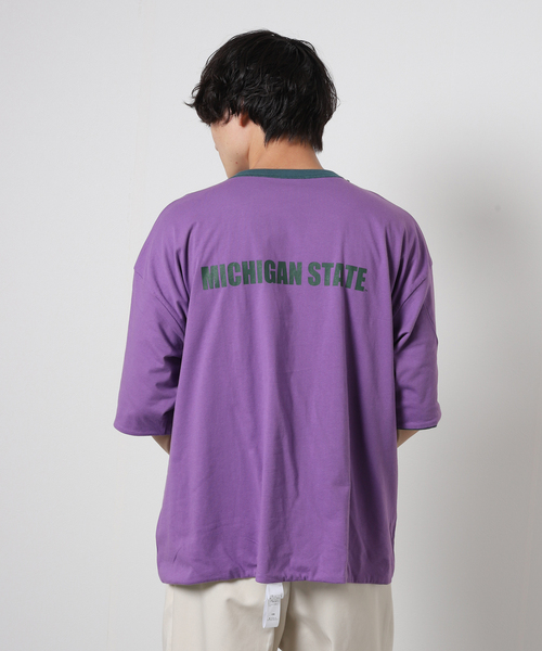 JOURNAL STANDARD(ジャーナルスタンダード)の「【DISCUS×JOURNAL STANDARD / ディスカス】別注 カレッジ リバーシブル Tシャツ(Tシャツ/カットソー・メンズ・コバルトブルー/ネイビー/グリーン/ブラック系その他・LARGE/MEDIUM)」の11枚目の写真