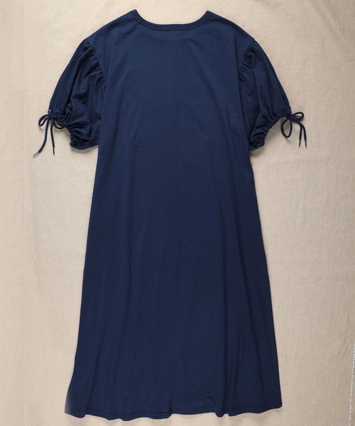 HONEYSUCKLE ROSE（ハニーサックルローズ）の「【HONEYSUCKLE ROSE】バルーンスリーブワンピース（ワンピース・レディース・レッド/ネイビー/ブラック・M/L）」の10枚目の写真