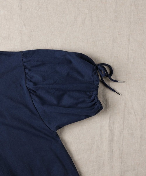 HONEYSUCKLE ROSE（ハニーサックルローズ）の「【HONEYSUCKLE ROSE】バルーンスリーブワンピース（ワンピース・レディース・レッド/ネイビー/ブラック・M/L）」の11枚目の写真