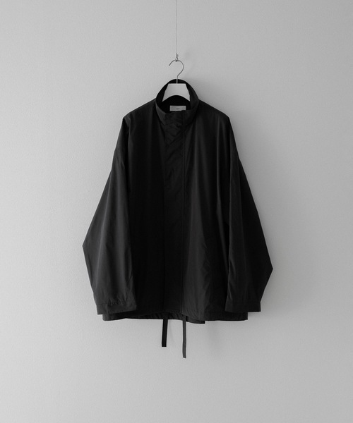 rimir ♡ リミル　シアーブルゾン black remer（リメール）の「loose Hi-zip over jacket / ルーズハイ