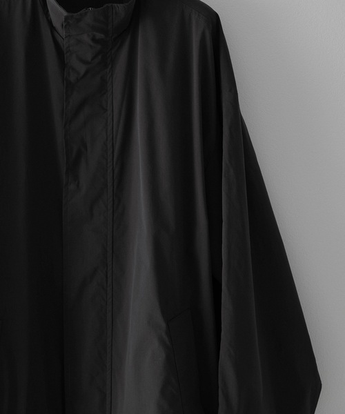 remer（リメール）の「loose Hi-zip over jacket / ルーズハイジップオーバージャケット（ブルゾン・メンズ・チャコールグレー/アイボリー・SMALL/MEDIUM/LARGE）」の12枚目の写真