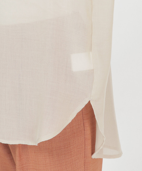 LBC（エルビーシー）の「シアー刺繍シャツ（シャツ/ブラウス・レディース・ブラック/ダークグリーン/ベージュ・M/L）」の18枚目の写真