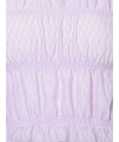 jouetie(ジュエティ)の「シャーリングクロップドブラウス(シャツ/ブラウス・レディース・ブラック/パープル/オフホワイト/イエロー・MEDIUM)」の17枚目の写真