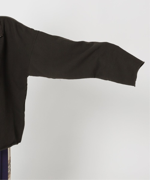 CITYSHOP（シティーショップ）の「ZIP UP スウェット SHIRT：カットソー（Tシャツ/カットソー・レディース・ホワイト/チャコールグレー・FREE）」の8枚目の写真