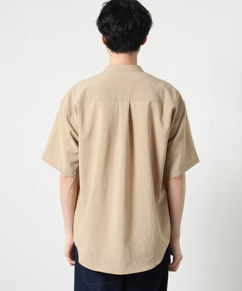 JOURNAL STANDARD(ジャーナルスタンダード)の「BREEZE COOL バンドカラーシャツ(シャツ/ブラウス・メンズ・ブラック/ベージュ/カーキ/タン・SMALL/MEDIUM/LARGE)」の20枚目の写真