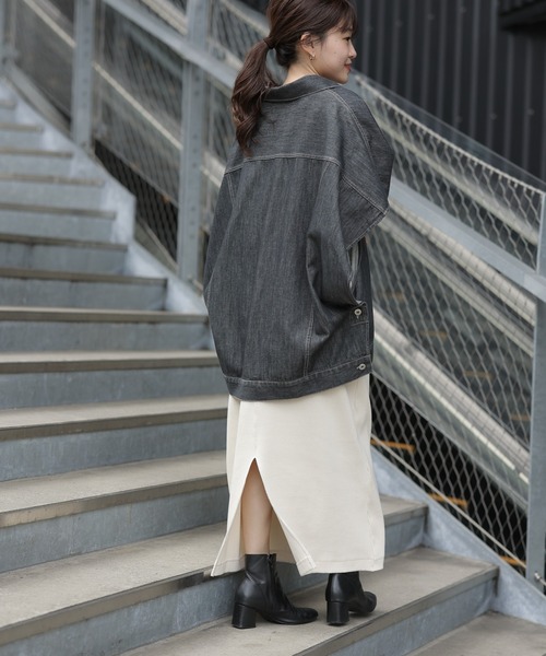 CIAOPANIC TYPY(チャオパニックティピー)の「【TYPYDENIM】ポンチョベスト(ベスト・レディース・ブラック/ネイビー・ONE SIZE)」の11枚目の写真