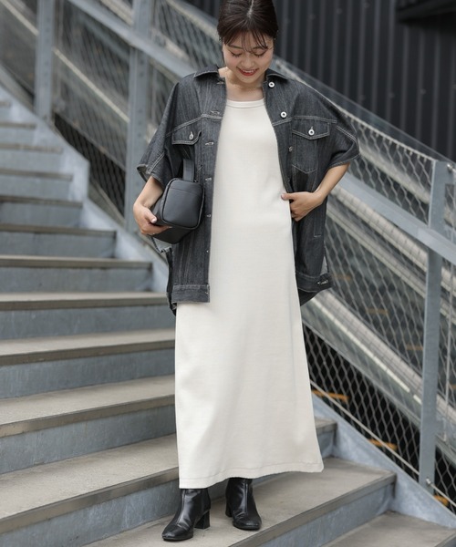 CIAOPANIC TYPY(チャオパニックティピー)の「【TYPYDENIM】ポンチョベスト(ベスト・レディース・ブラック/ネイビー・ONE SIZE)」の9枚目の写真