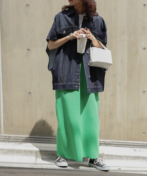 CIAOPANIC TYPY(チャオパニックティピー)の「【TYPYDENIM】ポンチョベスト(ベスト・レディース・ブラック/ネイビー・ONE SIZE)」の19枚目の写真