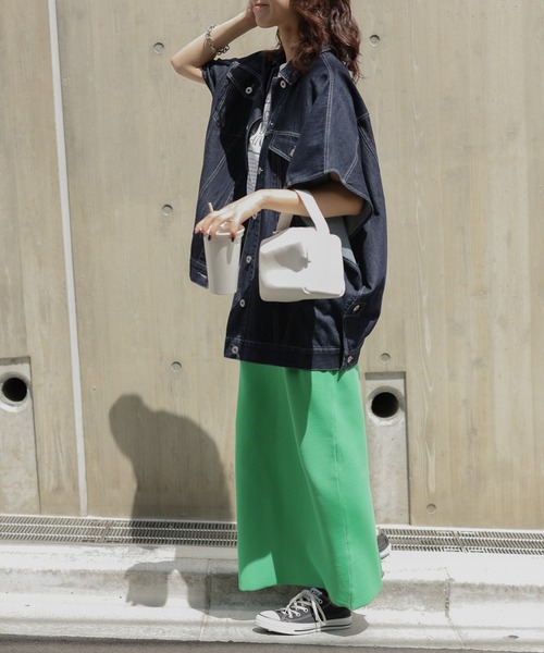 CIAOPANIC TYPY(チャオパニックティピー)の「【TYPYDENIM】ポンチョベスト(ベスト・レディース・ブラック/ネイビー・ONE SIZE)」の20枚目の写真