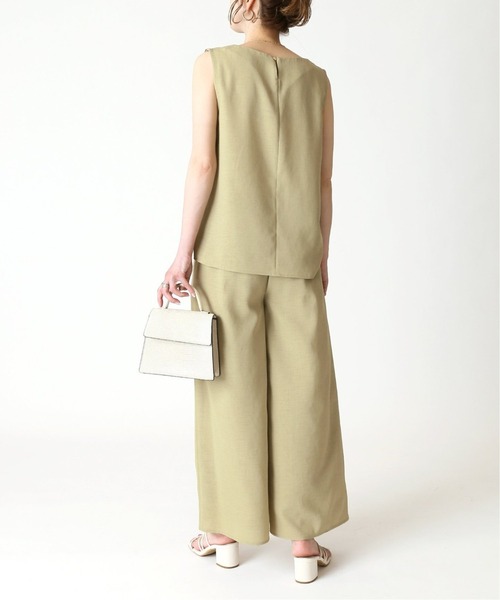 B.C STOCK（ベーセーストック）の「《追加》リネンライク オールインワンSET（その他パンツ・レディース・チャコールグレー/ブラウン/モスグリーン・FREE）」の13枚目の写真