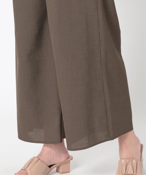 B.C STOCK（ベーセーストック）の「《追加》リネンライク オールインワンSET（その他パンツ・レディース・チャコールグレー/ブラウン/モスグリーン・FREE）」の7枚目の写真