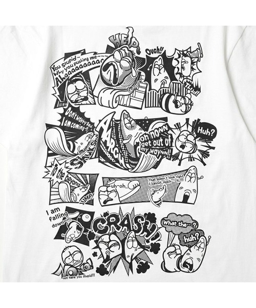 MFC STORE（エムエフシーストア）の「Larva x MFC STORE TYPE2 S/S TEE（Tシャツ/カットソー・メンズ・ブラック/ホワイト・S/M）」の6枚目の写真